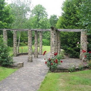 Stone pergola, Garden of Remembrance