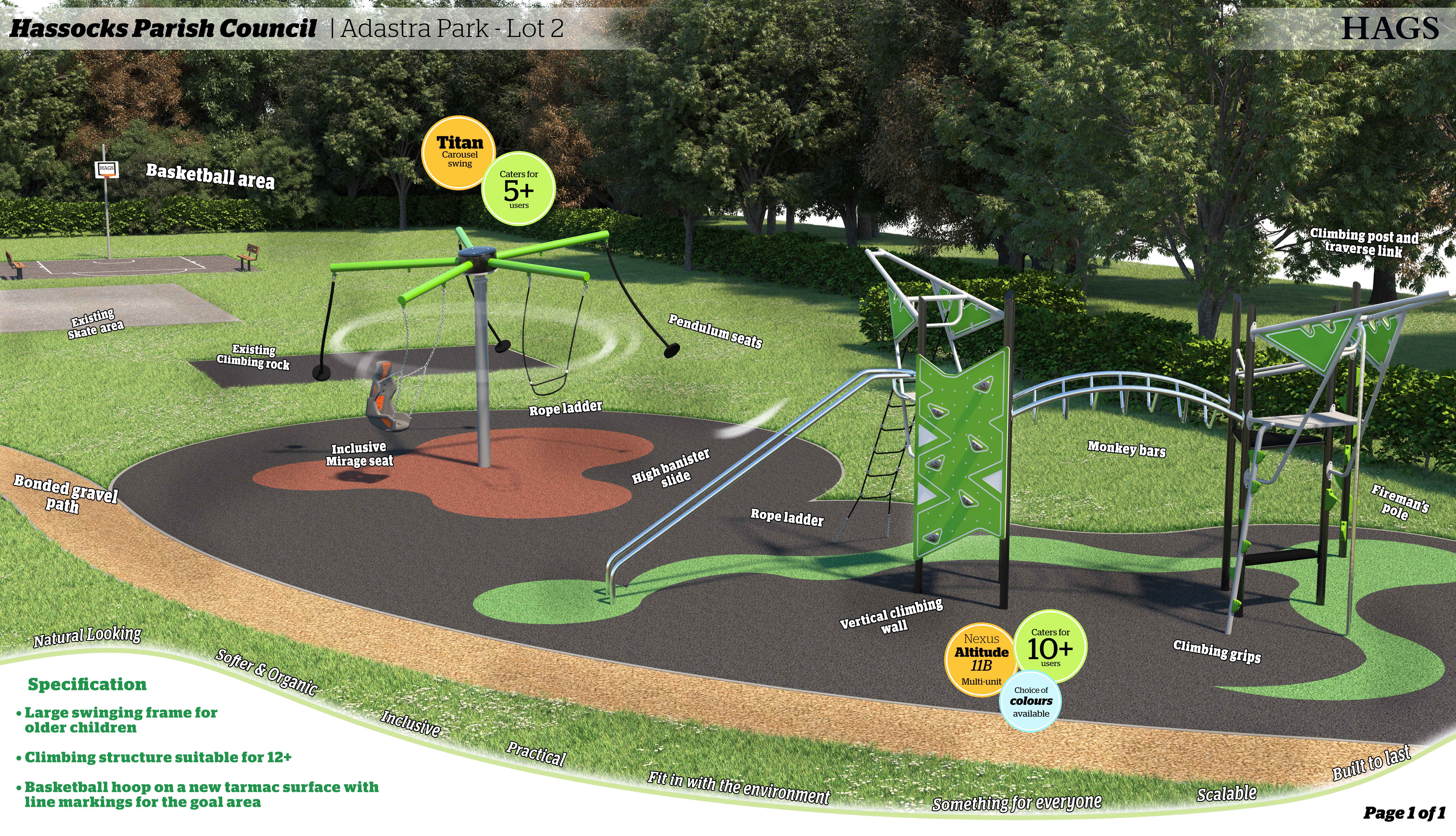 Design of South Field Play Area Proposal
