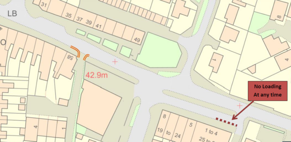 Map of proposed changes.