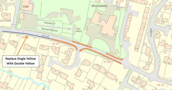 Map of proposed changes.